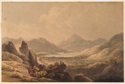 Paysage lacustre (Killarney), début du 19ème siècle - Francis Nicholson